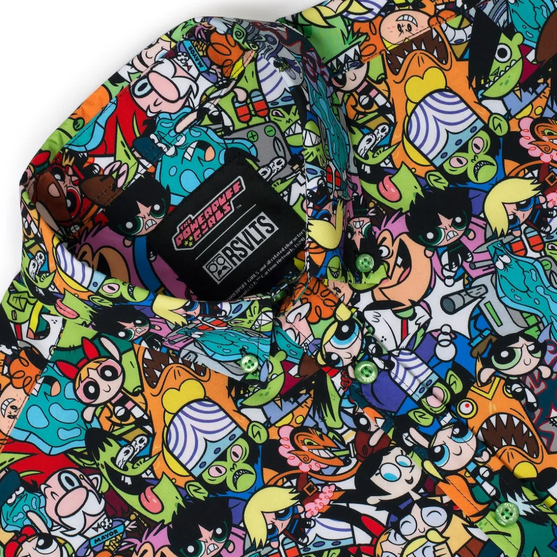 The Powerpuff Girls|Cartoon Network|Powerpuff Girls The "Citizens of Townsville" – KUNUFLEX Short Sleeve Shirt