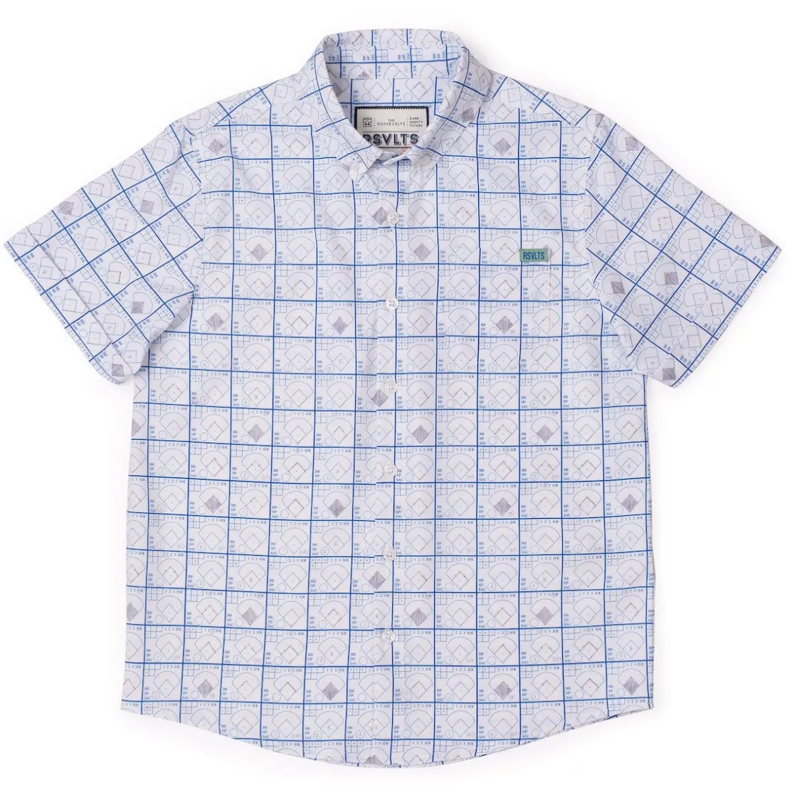 Short Sleeve Shirts|Baseball|RSVLTS The Scorekeeper – Youth KUNUFLEX Short Sleeve Shirt