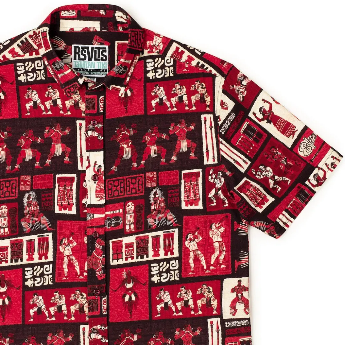 Short Sleeve Shirts|Tiki|RSVLTS The Spirit of Polynesia – Bamboo Short Sleeve Shirt
