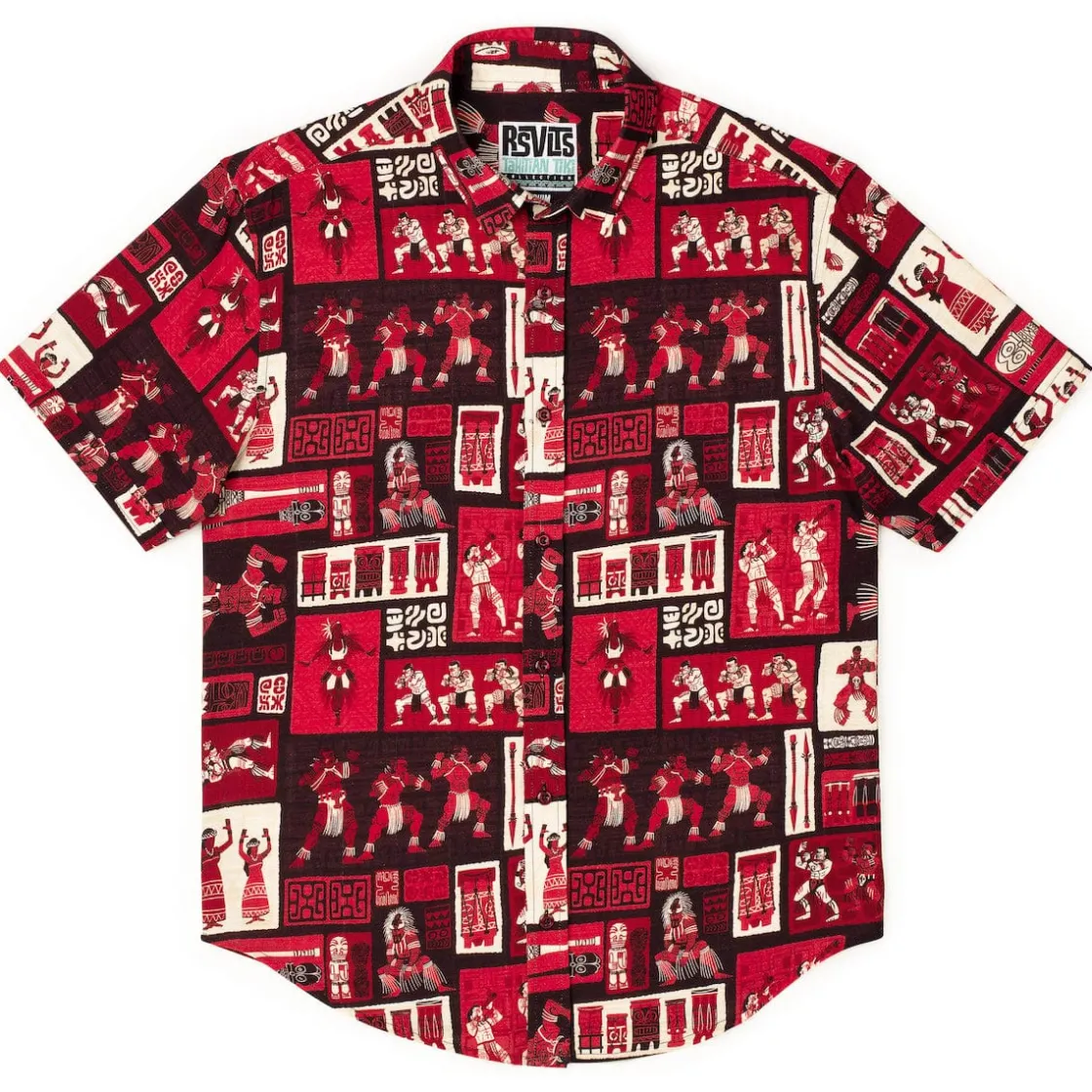 Short Sleeve Shirts|Tiki|RSVLTS The Spirit of Polynesia – Bamboo Short Sleeve Shirt