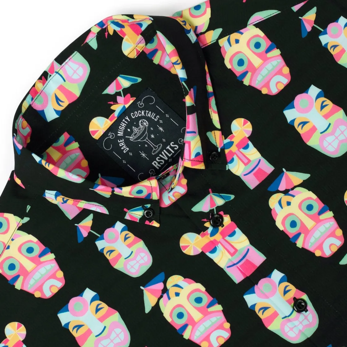 Short Sleeve Shirts|Tiki|RSVLTS Tipsy Tiki – KUNUFLEX Short Sleeve Shirt
