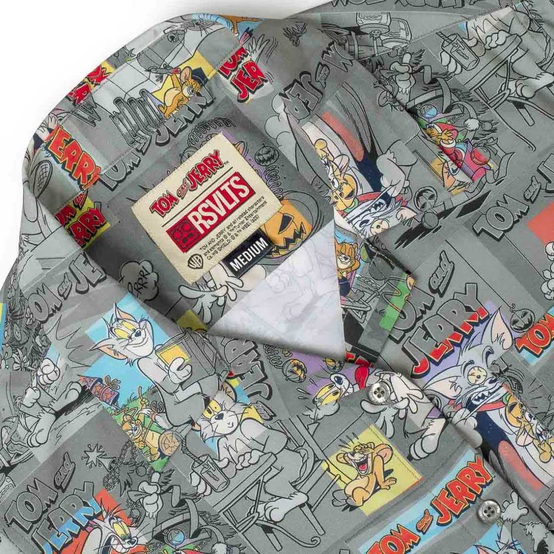 Tom And Jerry|Warner Bros.|Tom and Jerry "Comic Chaos" – Women's KUNUFLEX Short Sleeve Shirt