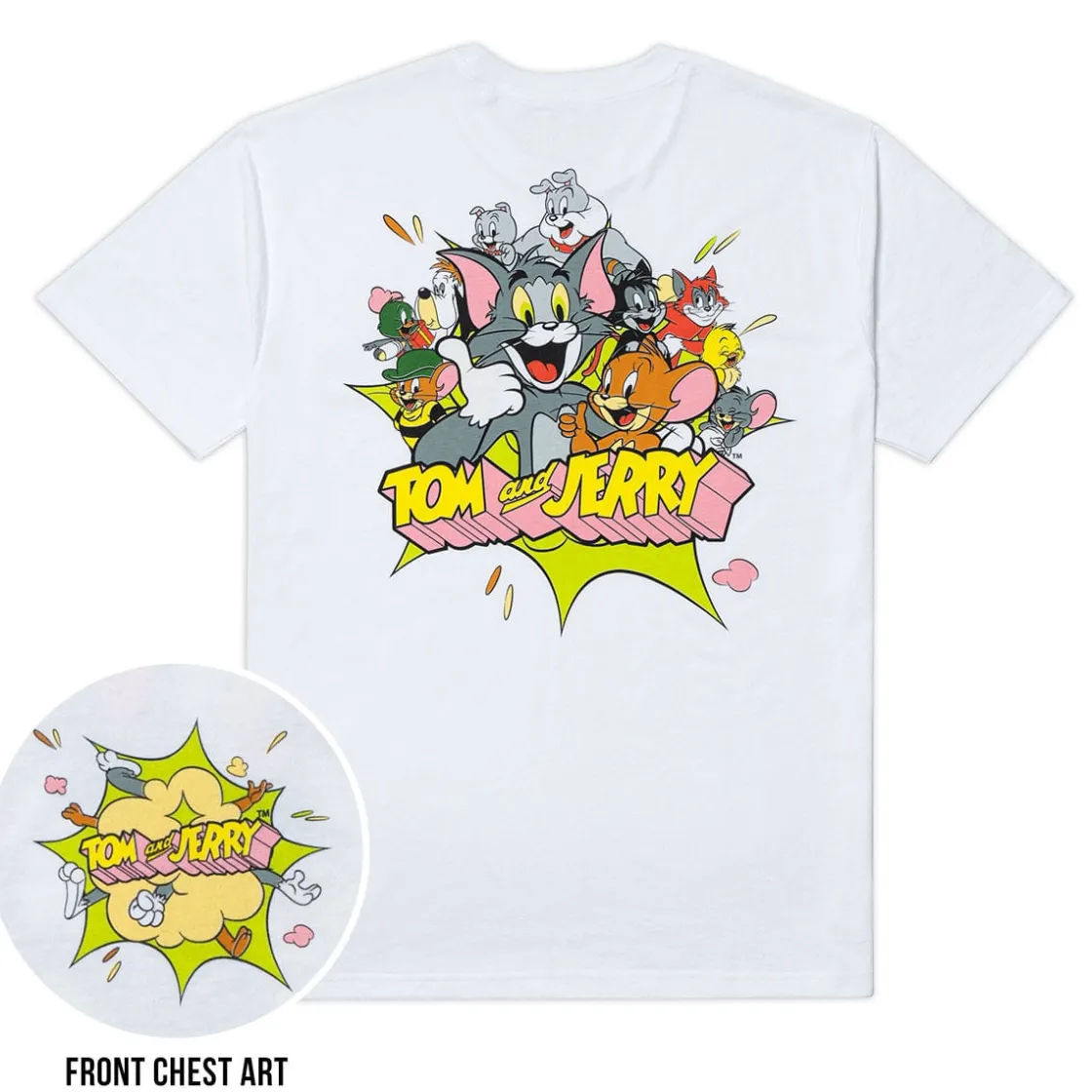 Tom And Jerry|Warner Bros.|Tom and Jerry "Frenemies Forever" – Crewneck Tee
