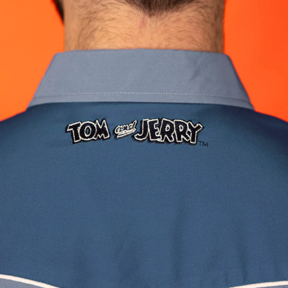 Tom And Jerry|Warner Bros.|Tom and Jerry "Game of Cat and Mouse" – Roper Short Sleeve Shirt