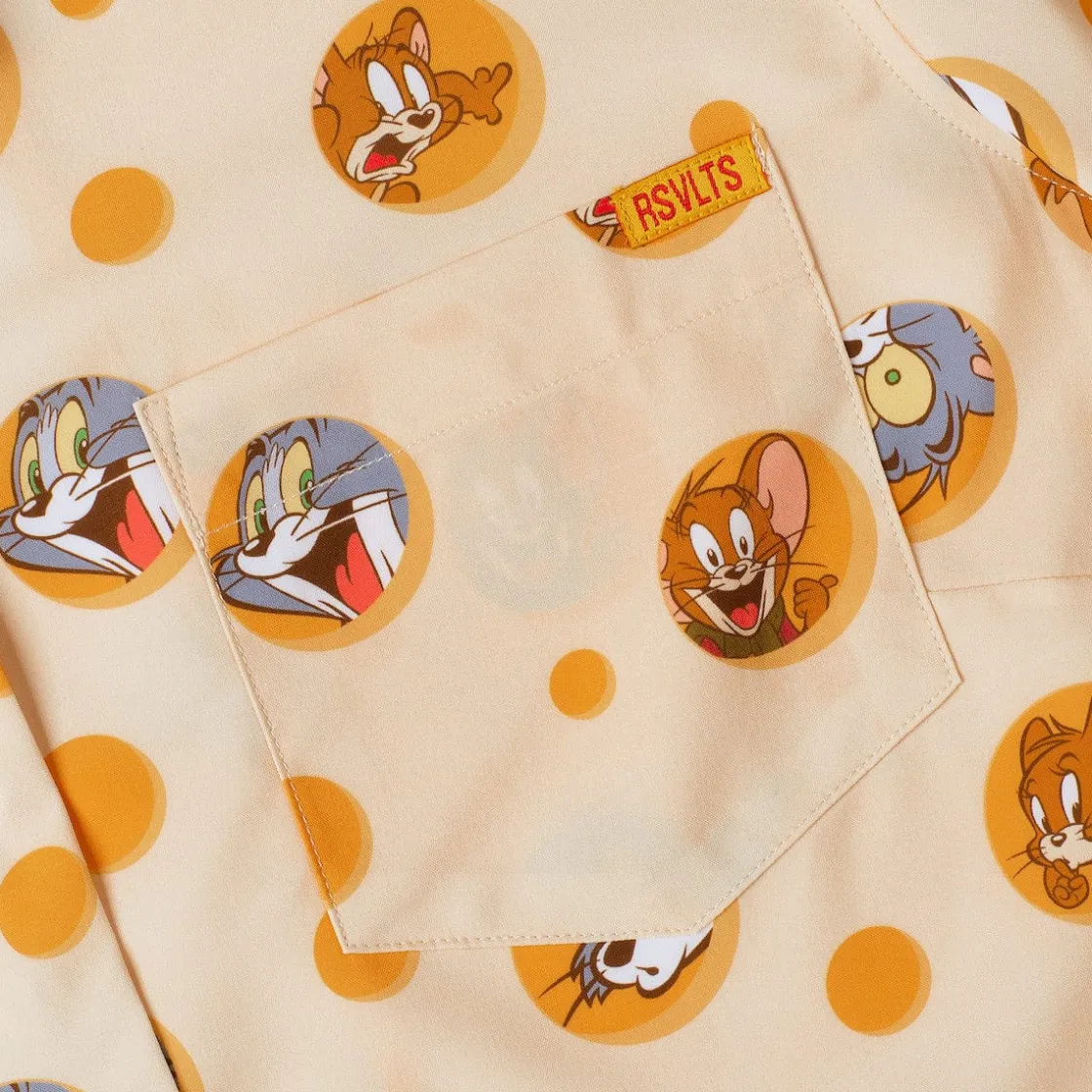 Tom And Jerry|Warner Bros.|Tom and Jerry "Swiss Cheesin’" – Women's KUNUFLEX Short Sleeve Shirt