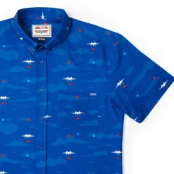 Short Sleeves|Top Gun "Inverted" (Navy) – KUNUFLEX Short Sleeve Shirt