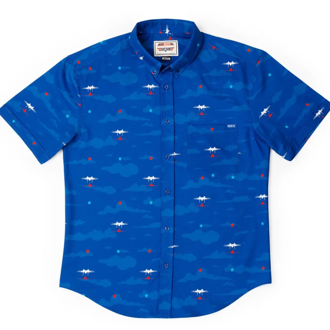 Short Sleeves|Top Gun "Inverted" (Navy) – KUNUFLEX Short Sleeve Shirt