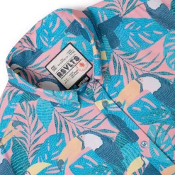 Short Sleeve Shirts|Short Sleeves|RSVLTS Toucan Tango – KUNUFLEX Short Sleeve Shirt