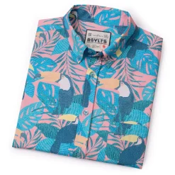 Short Sleeve Shirts|Short Sleeves|RSVLTS Toucan Tango – KUNUFLEX Short Sleeve Shirt