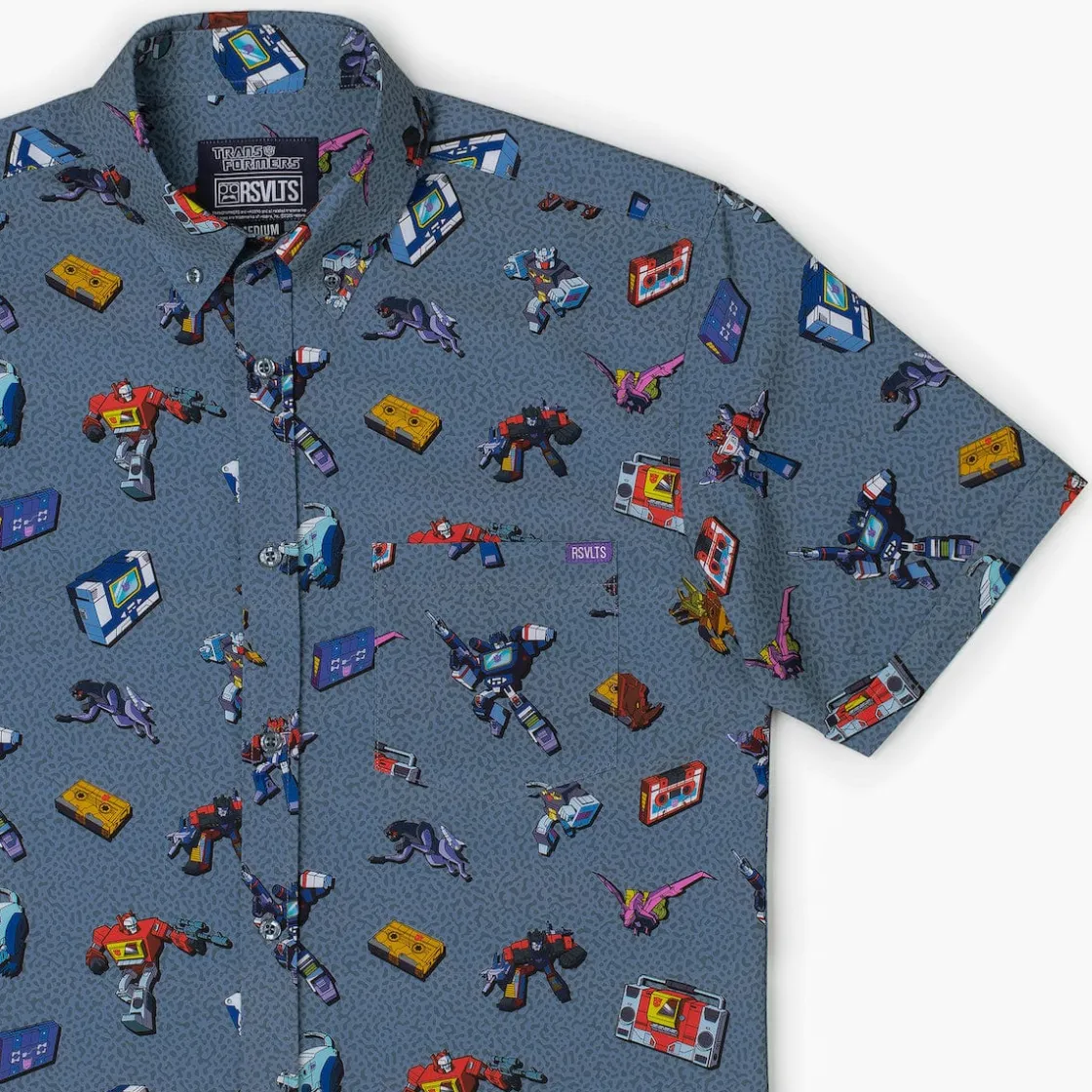 Transformers|Hasbro|Transformers "Boombox Beatdown" – KUNUFLEX Short Sleeve Shirt