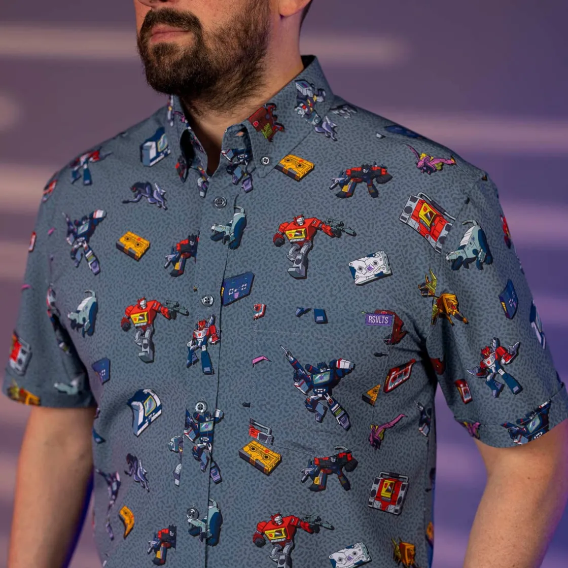 Transformers|Hasbro|Transformers "Boombox Beatdown" – KUNUFLEX Short Sleeve Shirt