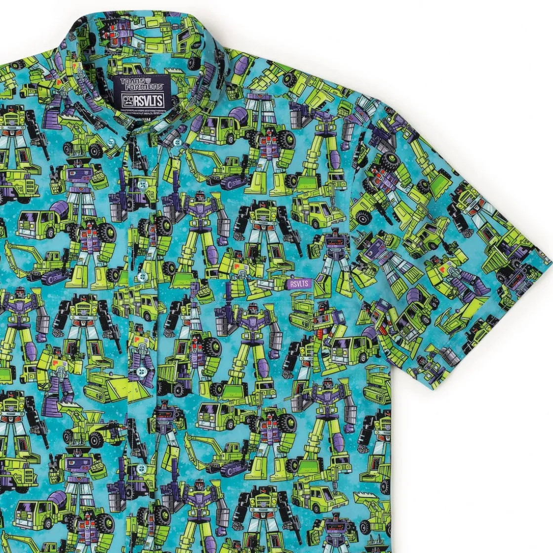 Transformers|Hasbro|Transformers "Constructicon Crew" – KUNUFLEX Short Sleeve Shirt
