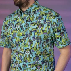 Transformers|Hasbro|Transformers "Constructicon Crew" – KUNUFLEX Short Sleeve Shirt