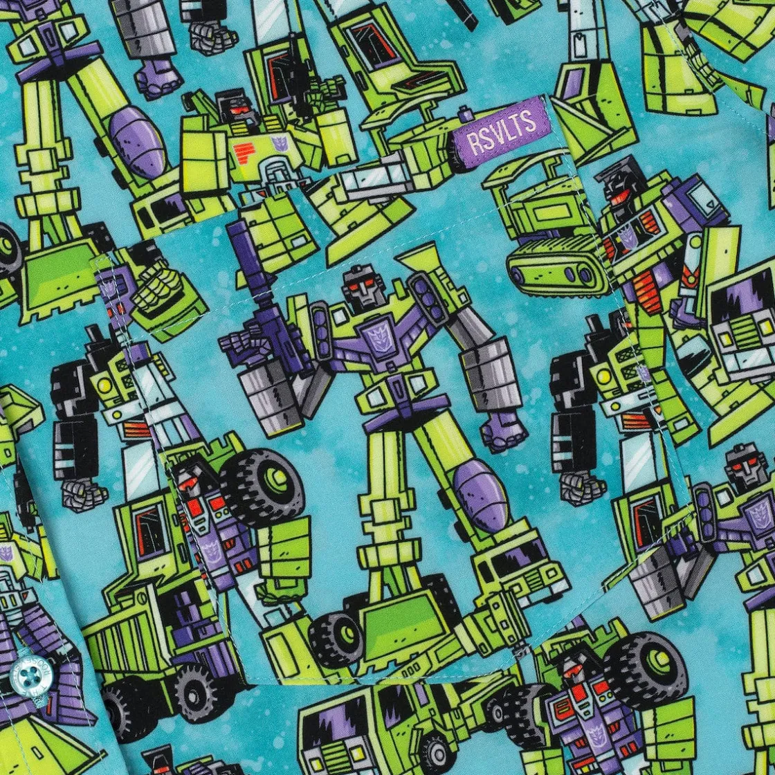 Transformers|Hasbro|Transformers "Constructicon Crew" – KUNUFLEX Short Sleeve Shirt