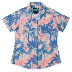 Short Sleeve Shirts|Rsvlts|RSVLTS Tropical Shade – Women's KUNUFLEX Short Sleeve Shirt