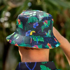 Accessories|Accessories|RSVLTS Two Tickets To Parrotise – Reversible Bucket Hat