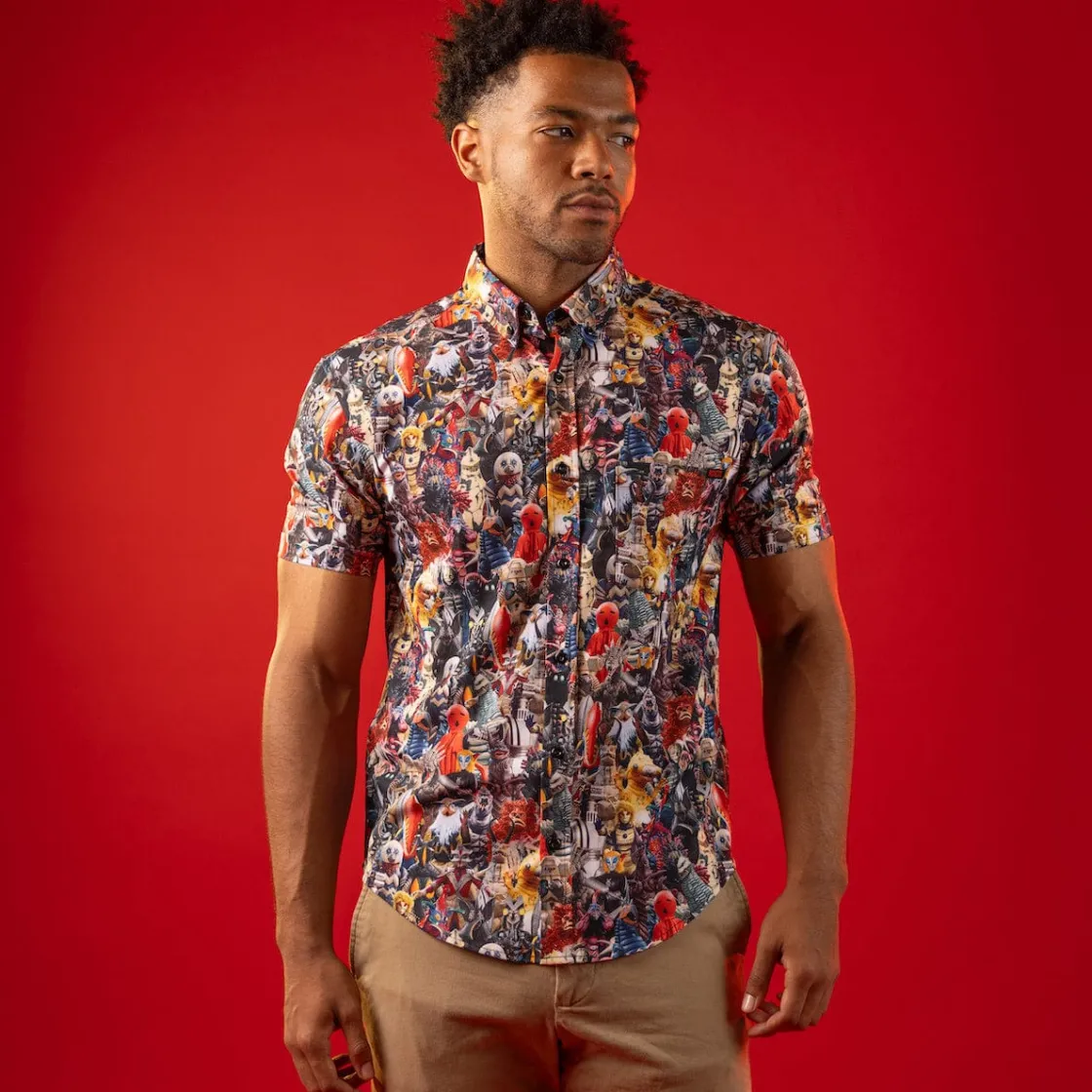 Ultraman|Short Sleeves|Ultraman “Ultra-Villainous” – KUNUFLEX Short Sleeve Shirt