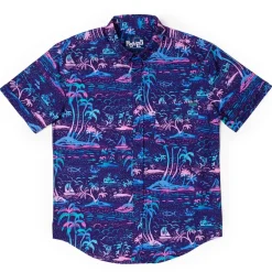 Short Sleeve Shirts|Short Sleeves|RSVLTS UV Vibin' (Purple) – KUNUFLEX Short Sleeve Shirt (Final Sale)