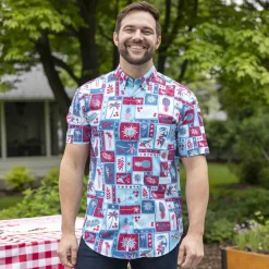 Short Sleeve Shirts|Americana|RSVLTS Vacation Nation – KUNUFLEX Short Sleeve Shirt