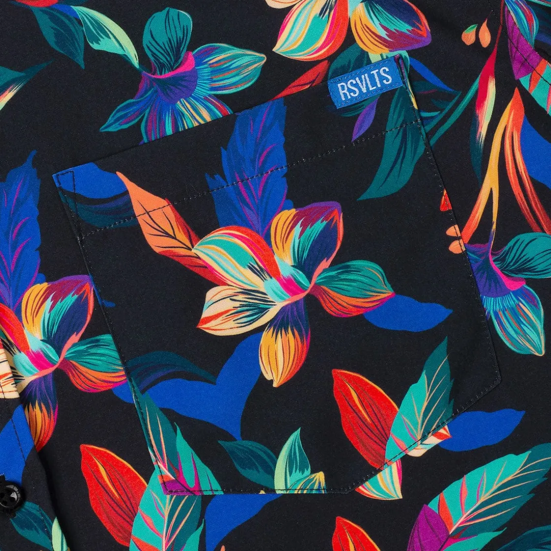 Short Sleeve Shirts|Short Sleeves|RSVLTS Vibrant Bloom – KUNUFLEX Short Sleeve Shirt