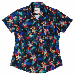 Short Sleeve Shirts|Rsvlts|RSVLTS Vibrant Bloom – Women's KUNUFLEX Short Sleeve Shirt
