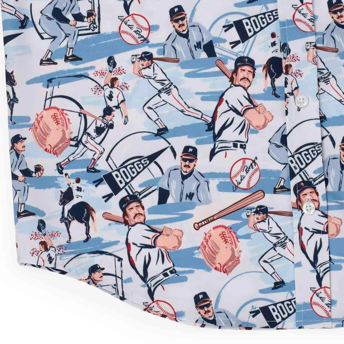 Baseball Hall Of Fame|Baseball|National Baseball Hall of Fame Wade Boggs "The Chicken Man" – KUNUFLEX Short Sleeve Shirt