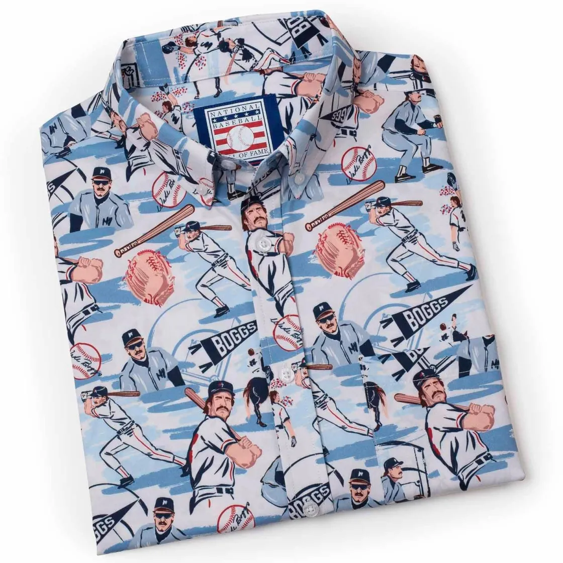 Baseball Hall Of Fame|Baseball|National Baseball Hall of Fame Wade Boggs "The Chicken Man" – KUNUFLEX Short Sleeve Shirt