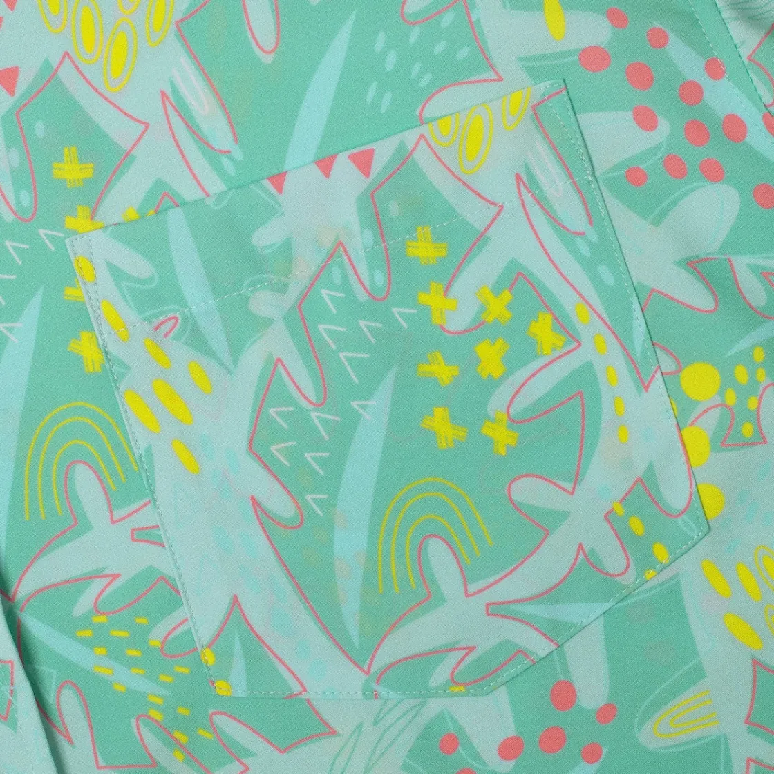 Short Sleeve Shirts|Matching Sets|RSVLTS Wildberry Cove – KUNUFLEX Short Sleeve Shirt