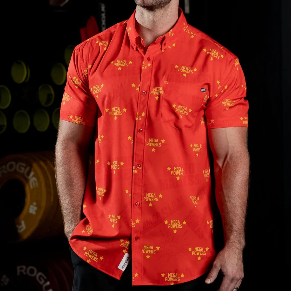 Wwe|Short Sleeves|WWE "Mega Powers" – KUNUFLEX Short Sleeve Shirt