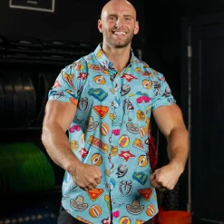 Wwe|Americana|WWE Pool Party – KUNUFLEX Short Sleeve Shirt