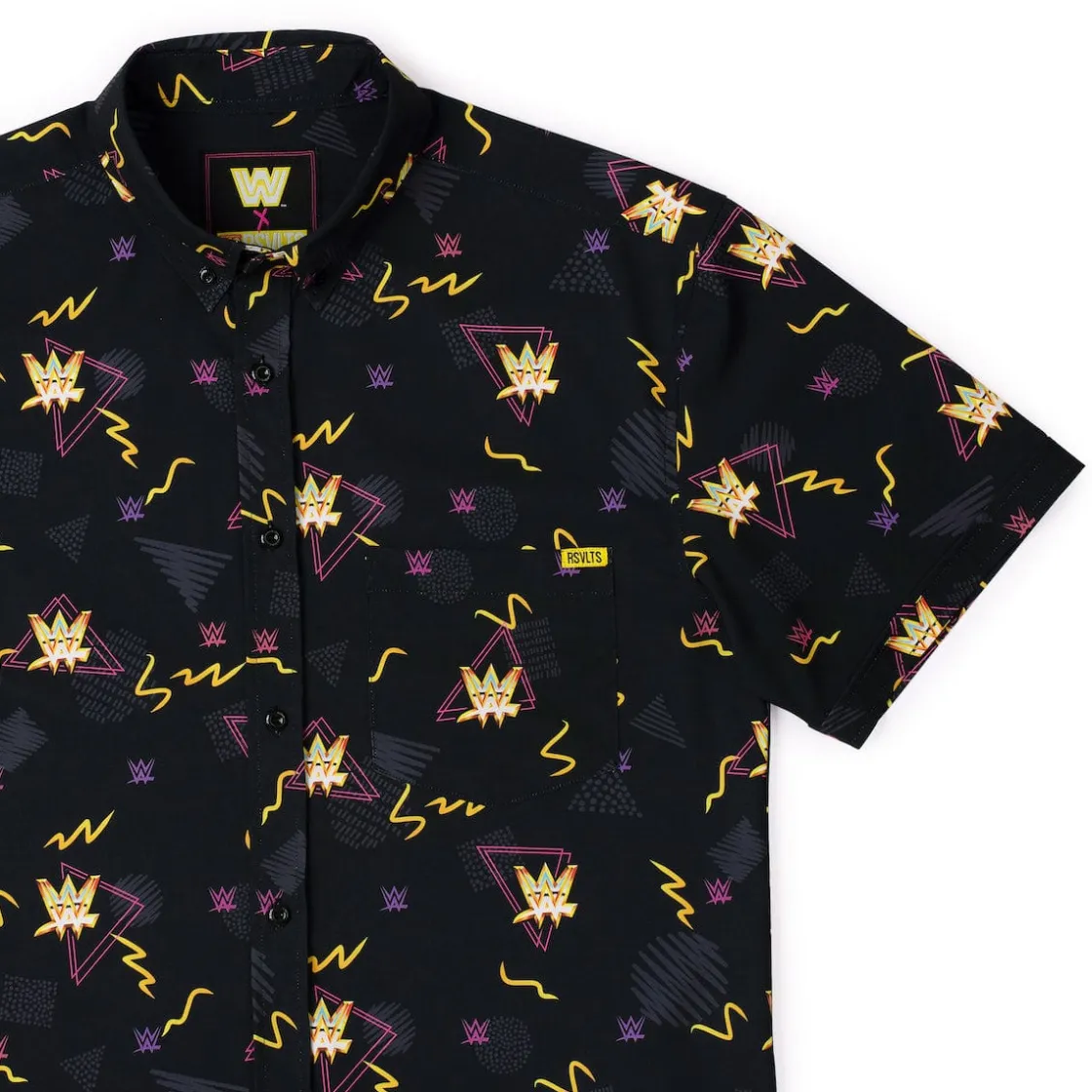 Wwe|Short Sleeves|WWE "Retro Wrestling" – KUNUFLEX Short Sleeve Shirt
