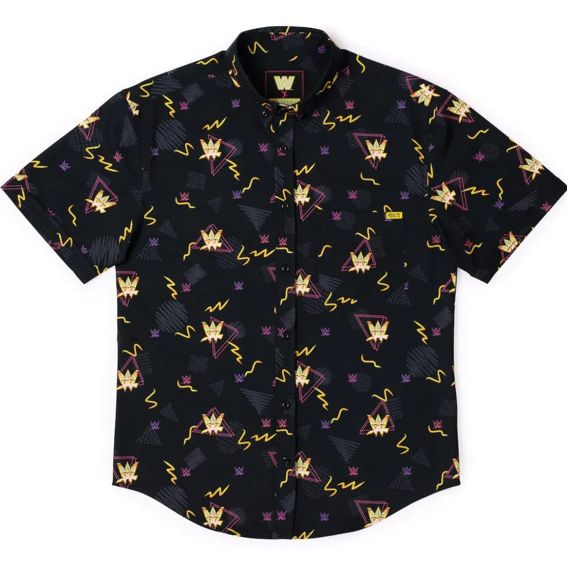 Wwe|Short Sleeves|WWE "Retro Wrestling" – KUNUFLEX Short Sleeve Shirt