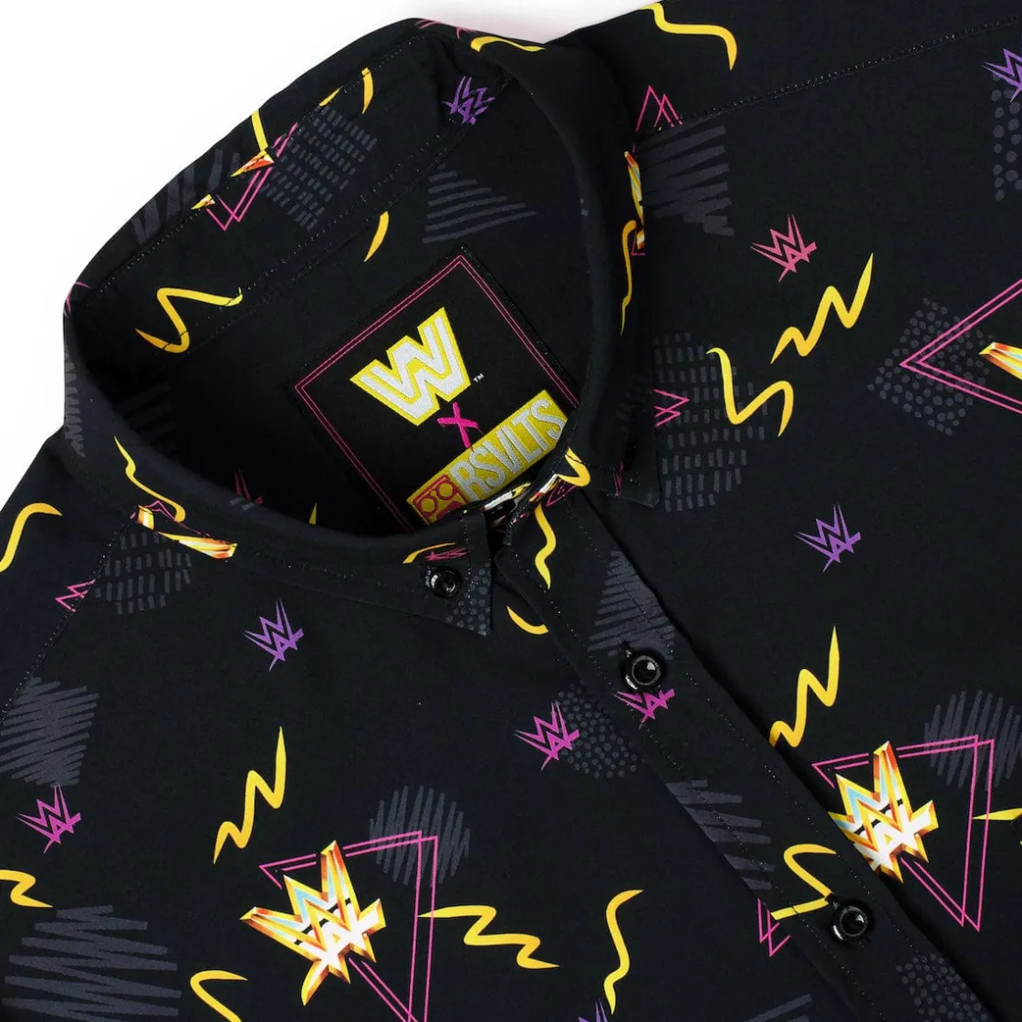 Wwe|Short Sleeves|WWE "Retro Wrestling" – KUNUFLEX Short Sleeve Shirt