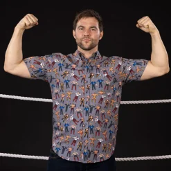 Wwe|Short Sleeves|WWE "Rubber Match" – KUNUFLEX Short Sleeve Shirt