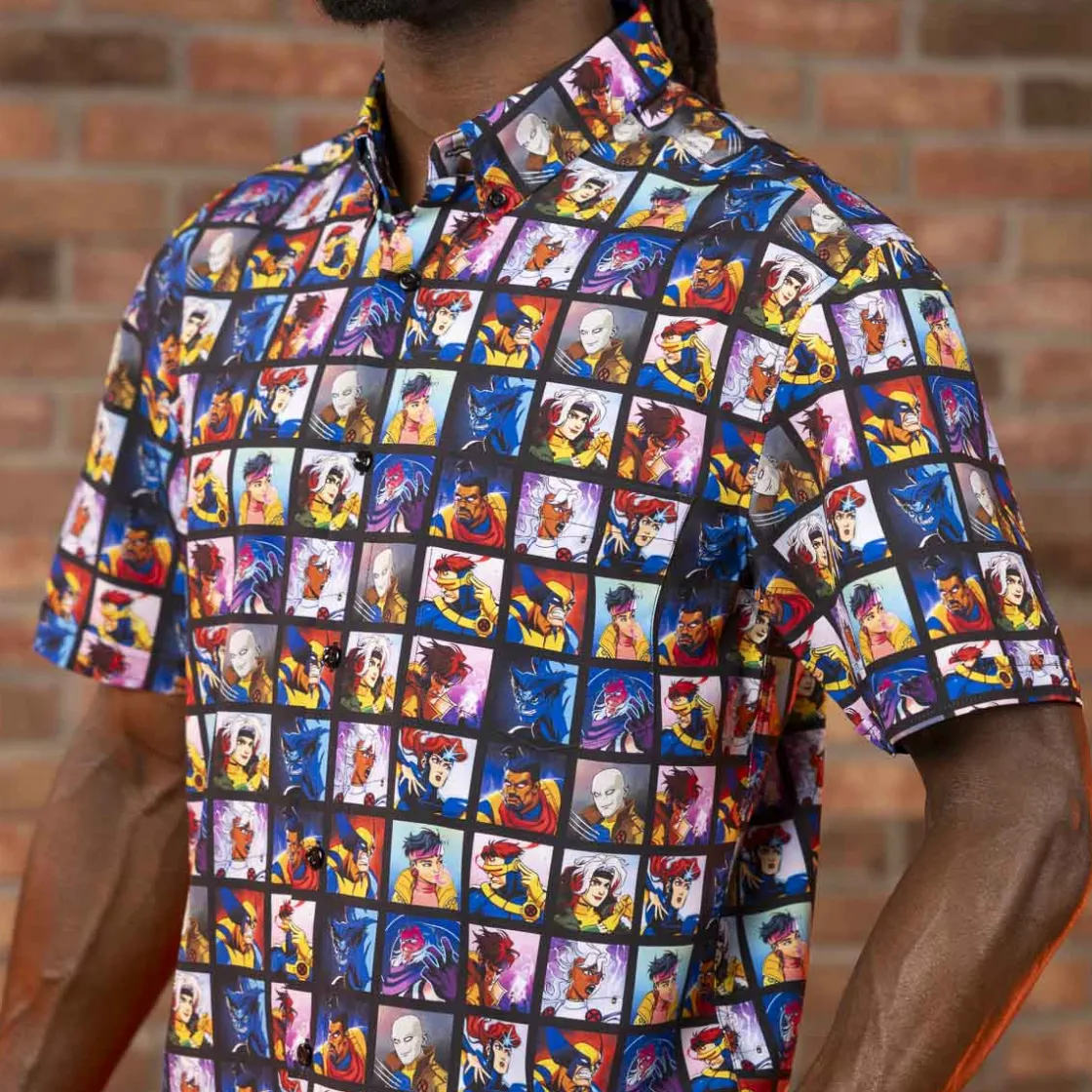 X-men|Marvel|Marvel X-Men ‘97 "Uncanny Collage" – KUNUFLEX Short Sleeve Shirt