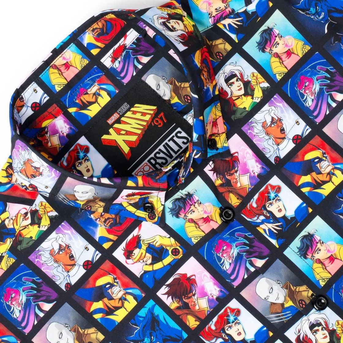 X-men|Marvel|Marvel X-Men ‘97 "Uncanny Collage" – KUNUFLEX Short Sleeve Shirt