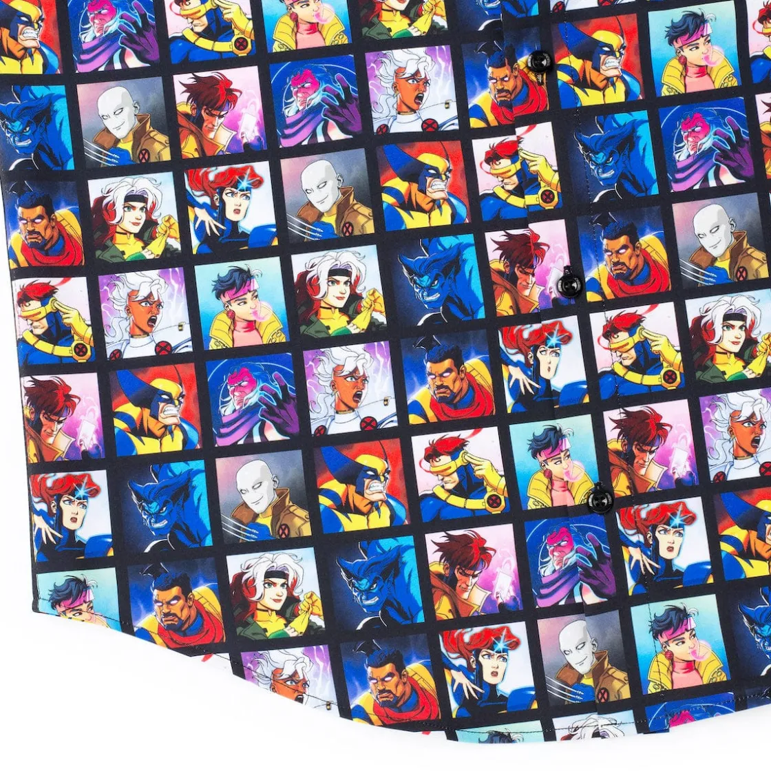 X-men|Marvel|Marvel X-Men ‘97 "Uncanny Collage" – KUNUFLEX Short Sleeve Shirt