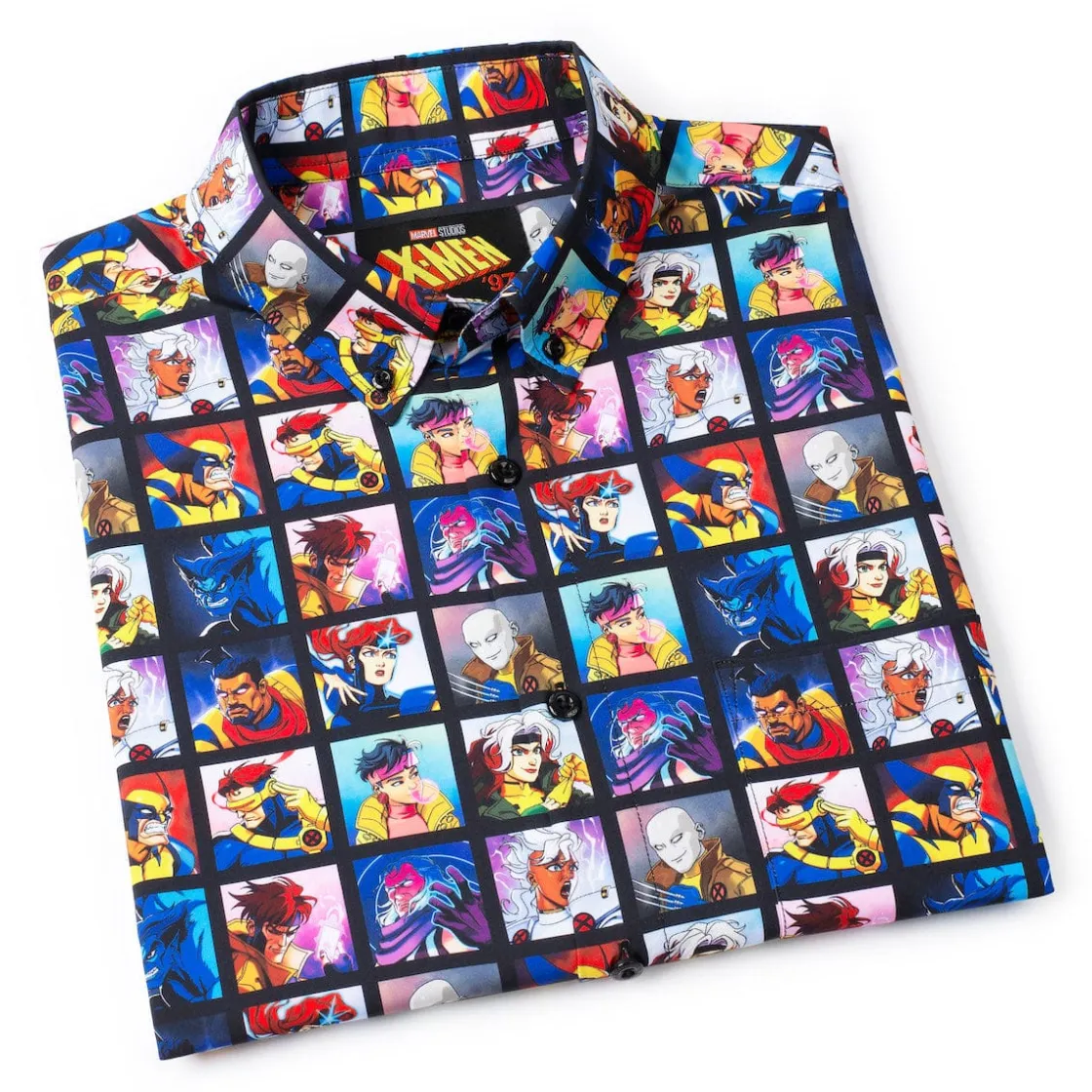 X-men|Marvel|Marvel X-Men ‘97 "Uncanny Collage" – KUNUFLEX Short Sleeve Shirt