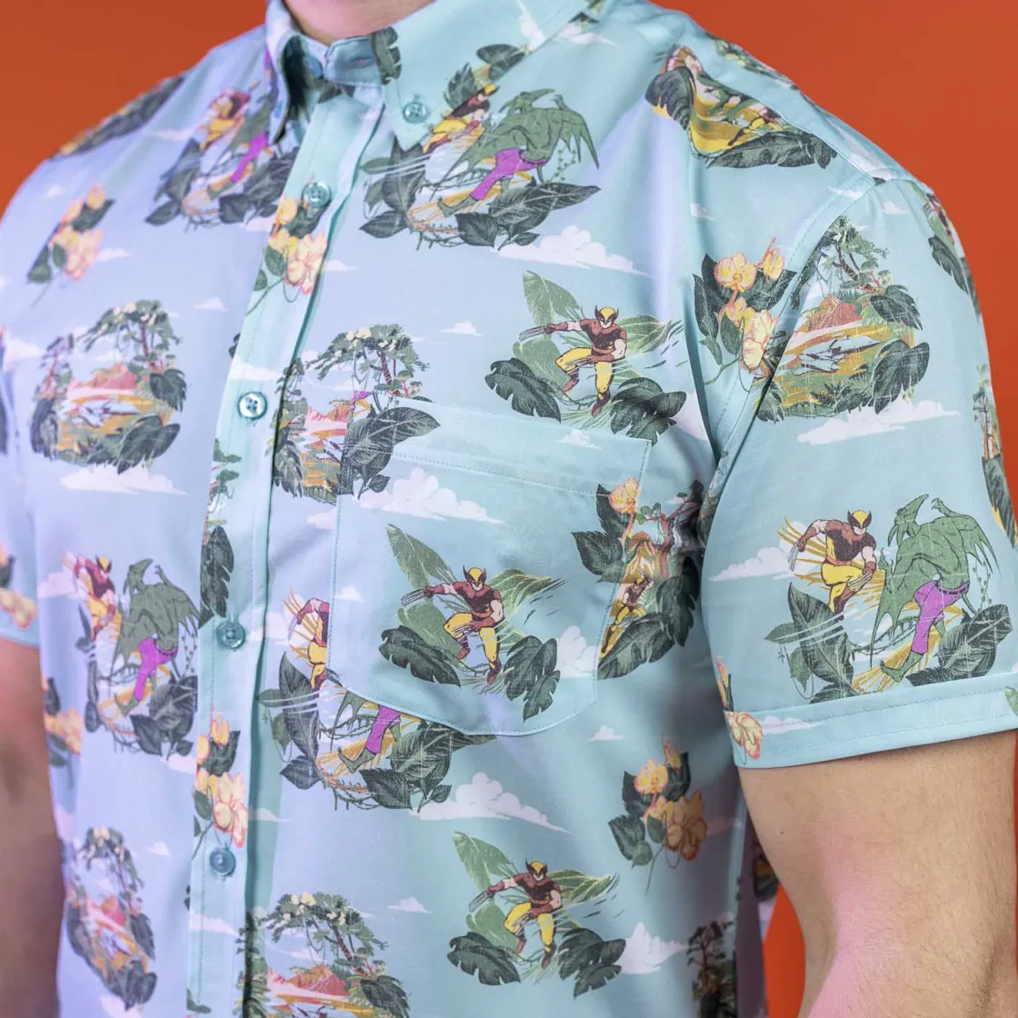 X-men|Marvel|Marvel X-Men “Savage Land” – KUNUFLEX Short Sleeve Shirt