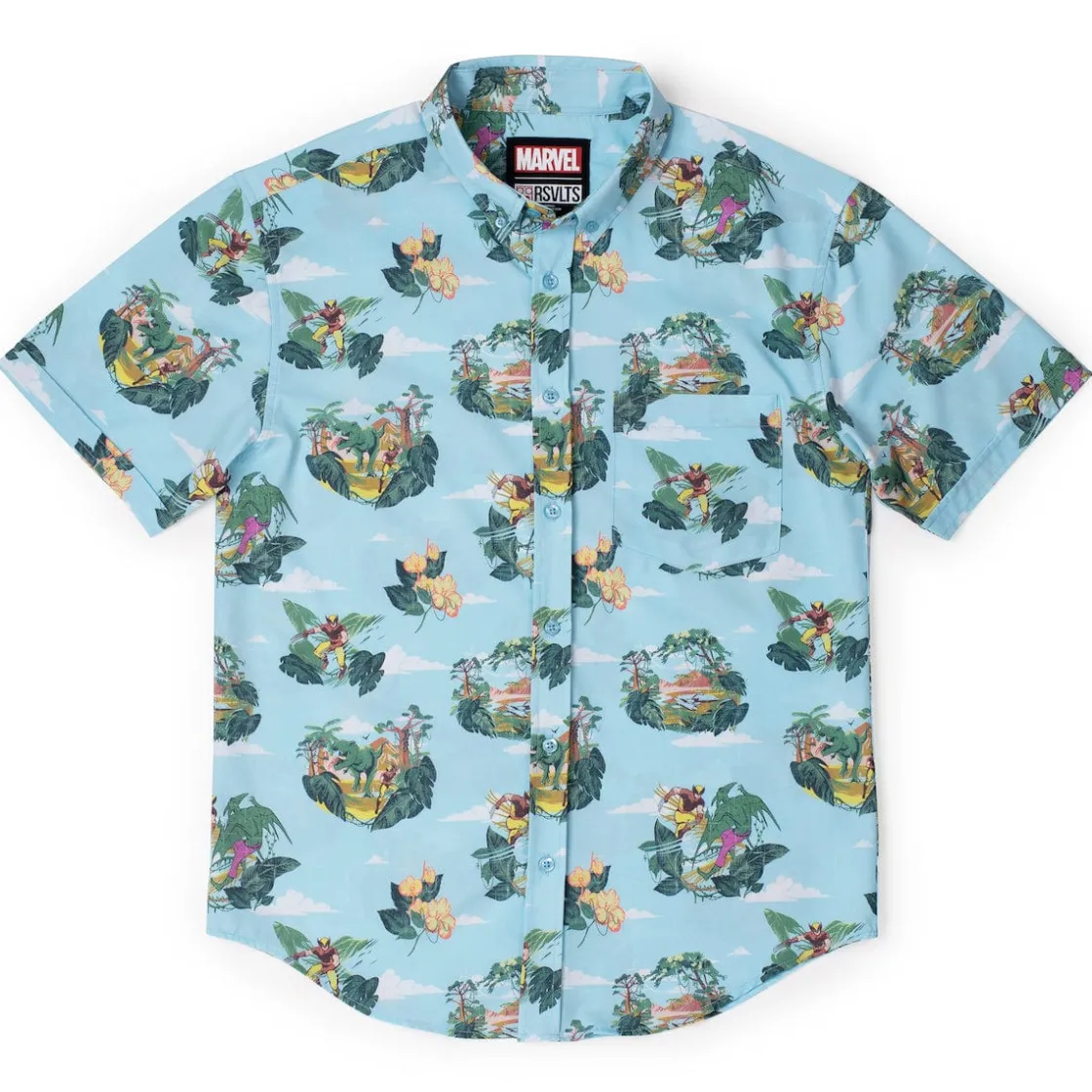 X-men|Marvel|Marvel X-Men “Savage Land” – KUNUFLEX Short Sleeve Shirt