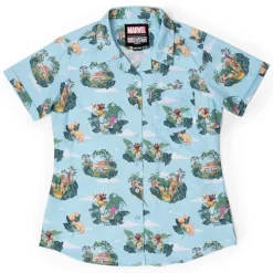 X-men|Marvel|Marvel X-Men “Savage Land” – Women's KUNUFLEX Short Sleeve Shirt