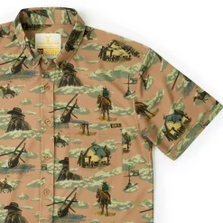Yellowstone|Americana|Yellowstone "Dutton Ranch" – KUNUFLEX Short Sleeve Shirt