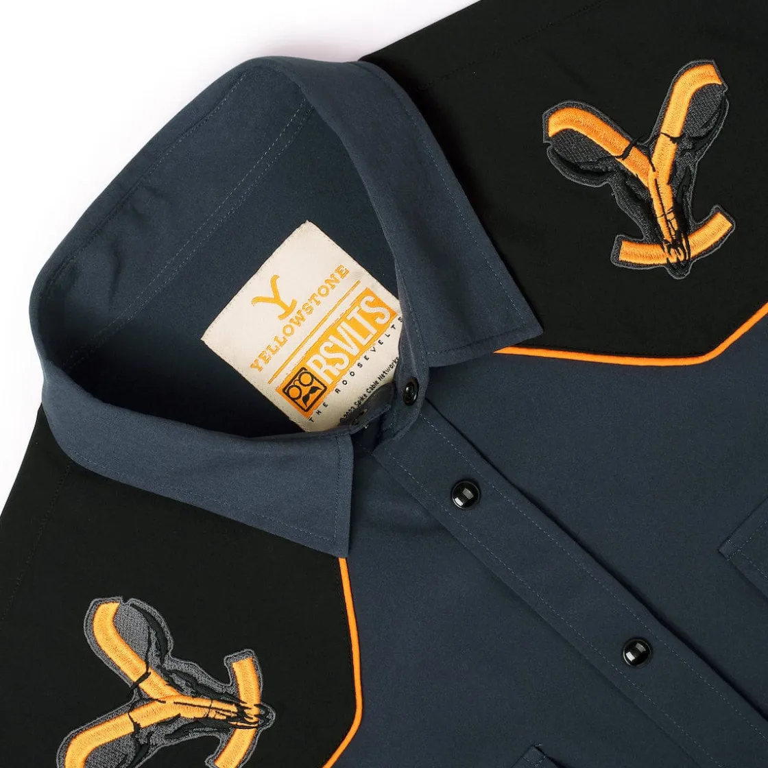 Yellowstone|Roper|Yellowstone "EST. 1886" - Short Sleeve Roper Shirt