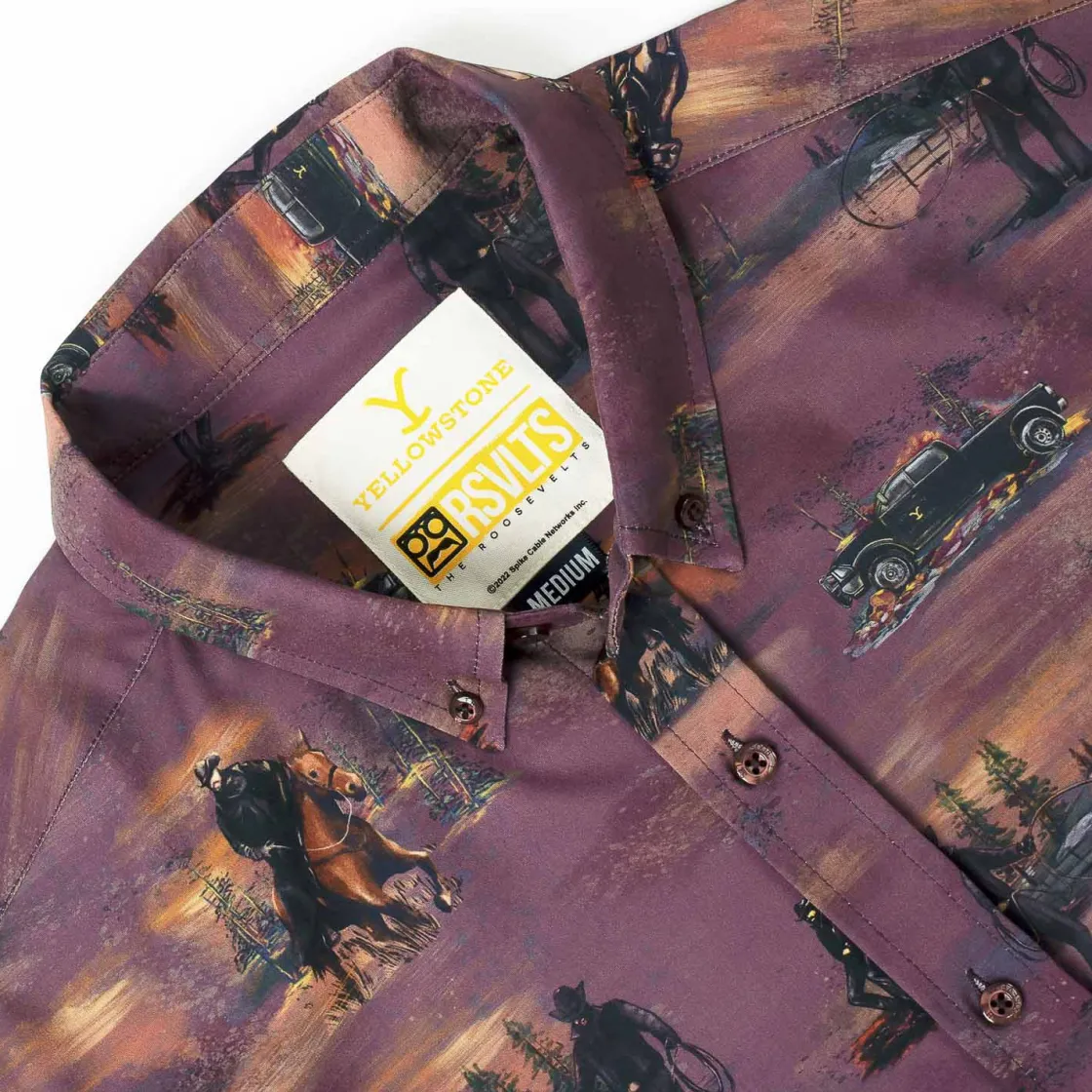 Yellowstone|Americana|Yellowstone "Tough & Merciless" – KUNUFLEX Short Sleeve Shirt