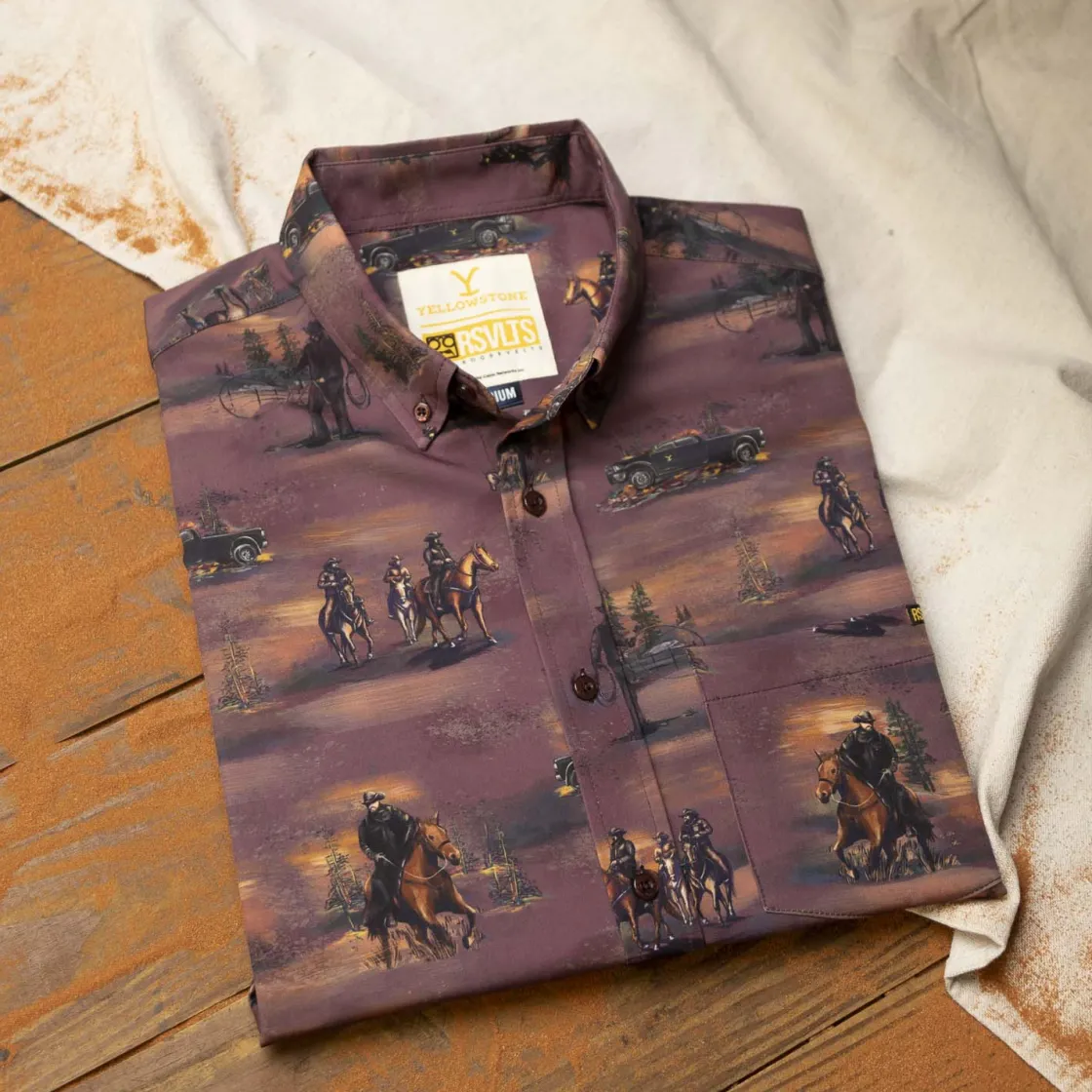 Yellowstone|Americana|Yellowstone "Tough & Merciless" – KUNUFLEX Short Sleeve Shirt