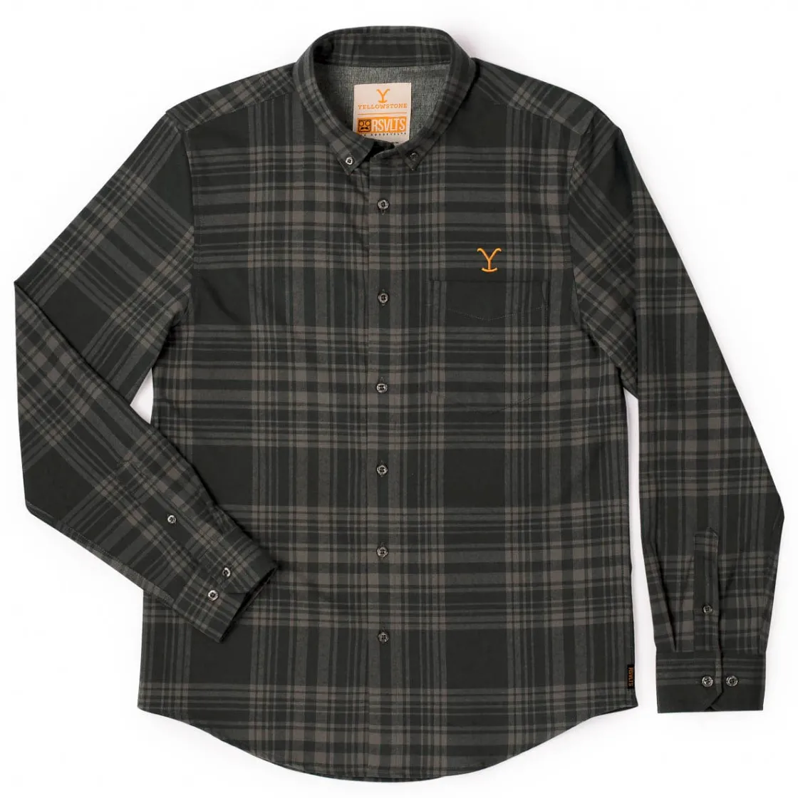 Yellowstone|Long Sleeves|Yellowstone "Worth Fighting For" - BorlandFlex™ Long Sleeve Flannel