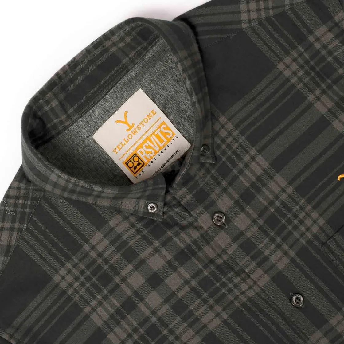 Yellowstone|Long Sleeves|Yellowstone "Worth Fighting For" - BorlandFlex™ Long Sleeve Flannel