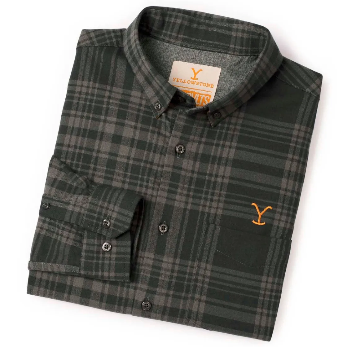 Yellowstone|Long Sleeves|Yellowstone "Worth Fighting For" - BorlandFlex™ Long Sleeve Flannel
