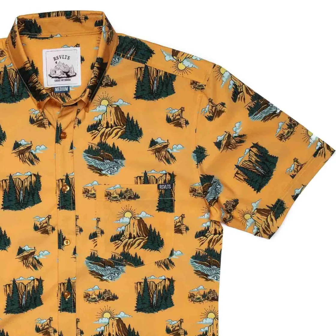 Short Sleeve Shirts|Paging Mr. Morrow|RSVLTS Yosemite – KUNUFLEX Short Sleeve Shirt