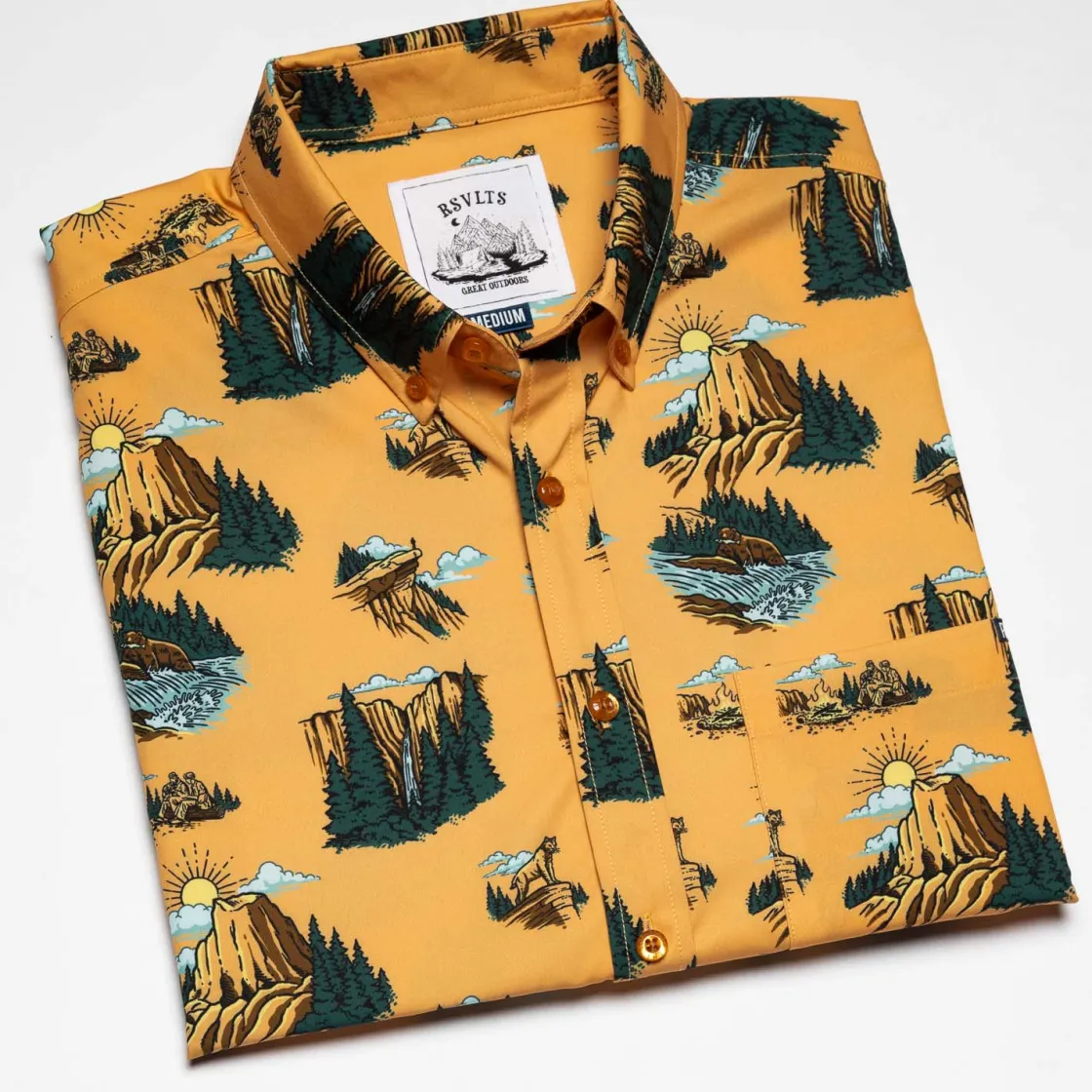 Short Sleeve Shirts|Paging Mr. Morrow|RSVLTS Yosemite – KUNUFLEX Short Sleeve Shirt